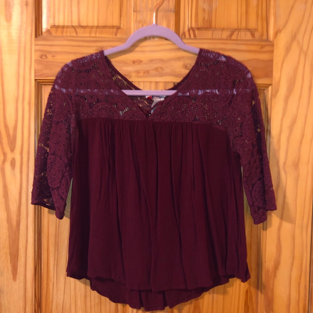 Purple blouse size medium
